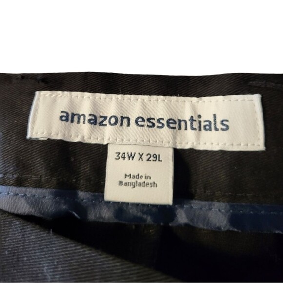 Amazon Essentials Men's Straight-Fit Wrinkle-Resistant Flat-Front Chino Pant - Picture 2 of 2